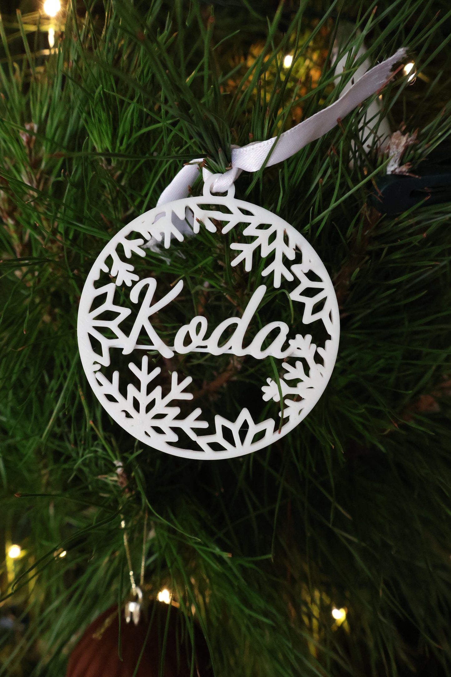 Personalised Snowflake Ornament